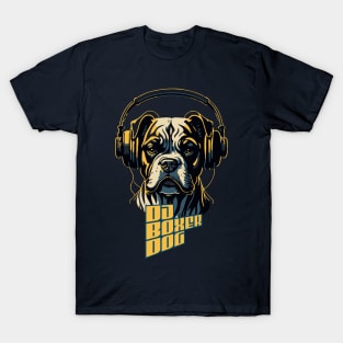 DJ Boxer Dog T-Shirt